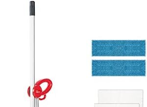 Polti Moppy Red lavapavimenti a vapore senza cavo, cordless per tutti i pavimenti e le superfici verticali lavabili, colore rosso