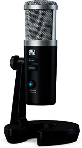 PreSonus Revelator Microfono a condensatore USB con software per podcasting, registrazione, streaming live, con effetti vocali incorporati e mixer loopback per giochi e interviste su Skype e Discord