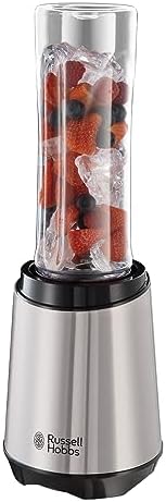 Russell Hobbs Mixer – Frullatore & Smoothie Maker [23.500 giri/min Power Motor] con 1 contenitore di miscelazione da 600 ml (lavabile in lavastoviglie),200W, 23472-56