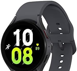 SAMSUNG Galaxy Watch5 Smartwatch, Monitoraggio Benessere, Fitness Tracker, Batteria a lunga durata, Bluetooth, Grafite, 44 mm [Versione Italiana]