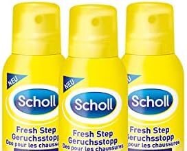 Scholl Fresh Step - Spray antiodore per scarpe fresche, confezione da 3 (3 x 150 ml)