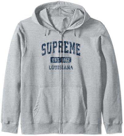 Supreme Louisiana LA Design sportivo sportivo vintage Felpa con Cappuccio