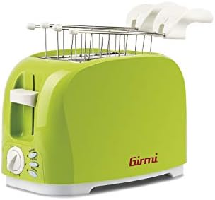 Girmi Tp11 Tostapane Elettrico, 800 W, Plastica, Verde