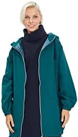 Trendyol Dark Green Overhare Hooded Back Zipper Detailed Coats Cappotto Donna