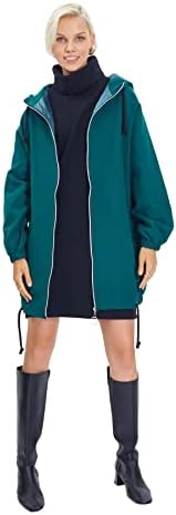 Trendyol Dark Green Overhare Hooded Back Zipper Detailed Coats Cappotto Donna