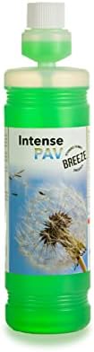 INTENSE PAV Breeze Detersivo lavapavimenti concentrato super profumato compatibile con tutti i robot lava pavimenti. 1 Litro per 40 lavaggi. Per tutti i tipi di pavimento (Breeze - Cenere Attiva)