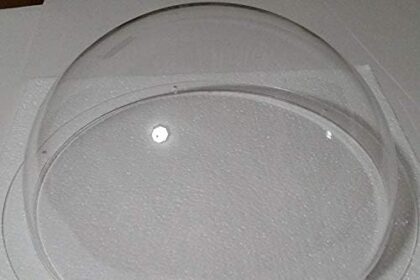 Supreme Tech Acrilico Dome/plastica Emisfero - Chiaro - 305mm Diametro, 19mm a Flangia con Fori predisposti