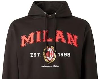 AC Milan, Felpa College Collection, Prodotto Ufficiale, Adulto