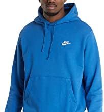 Nike NSW Club Hoodie FT, Felpa con Cappuccio Uomo