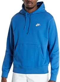 Nike NSW Club Hoodie FT, Felpa con Cappuccio Uomo