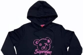 Supreme Grip Felpa con Cappuccio Hoody W