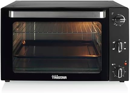 Tristar Horno de convección Forno, 2000 W, 60 Litri, Metallo, Nero