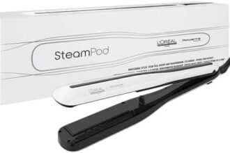 L’Oréal Professionnel Paris | SteamPod 3.0, Piastra per Capelli Professionale, Con Tecnologia a Vapore, Per Styling Liscio e Onde Morbide