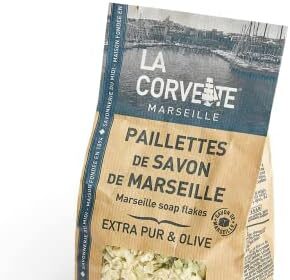 La Corvette, Autentico sapone di Marsiglia in scaglie, 100% vegetale, 750g