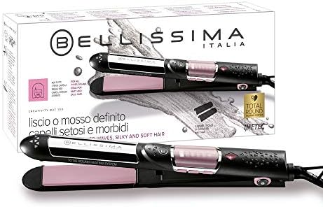 Bellissima Imetec Creativity B27 100 Piastra Per Capelli Con Rivestimento In Ceramica E Controllo Della Temperatura, Temperatura regolabile 150°C / 230°C