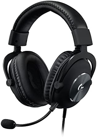 Logitech G PRO X Cuffia Gaming Cablata con cavo e Microfono Blue VO!CE, DTS Headphone:X 7.1 e Driver PRO-G da 50 mm, 7.1 Surround pensato per Esport Gaming, per PC/PS/Xbox/Nintendo Switch - Nero