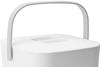 Mini Lavastoviglie, Lavastoviglie da Appoggio Portatile da 18 W 2000 MAh per Cucina (Bianco)