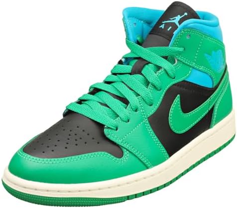 Nike Scarpe Air Jordan 1 Mid Lucky Green Aquatone