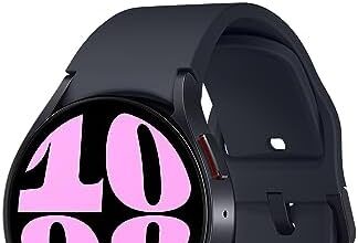 Samsung Galaxy Watch6 40mm, Smartwatch Analisi del Sonno, Monitoraggio Benessere, Batteria a lunga durata, Bluetooth, Ghiera Touch in Alluminio, Graphite [Versione italiana]