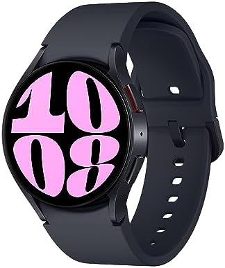 Samsung Galaxy Watch6 40mm, Smartwatch Analisi del Sonno, Monitoraggio Benessere, Batteria a lunga durata, Bluetooth, Ghiera Touch in Alluminio, Graphite [Versione italiana]