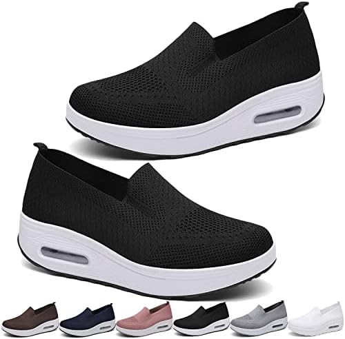 Orthopedic Sneaker for Women, Scarpe Donna Orthopedic Sneaker, Scarpe Traspiranti e Casual con Cuscino d'Aria Scarpe Ortopediche Antiscivolo per Cuscino d'Aria Scarpe da Passeggio Slip-on