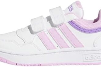 adidas Hoops Lifestyle Basketball Hook-And-Loop Shoes, Sneakers Unisex-Bambini e Ragazzi