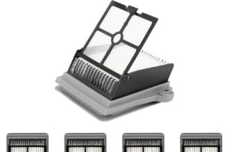 (5 pezzi) Filtri HEPA compatibili con Tineco Floor ONE S7 PRO/ONE S6 Kit filtri per aspirapolvere Smart Cordless Cordless Wet Dry, parti di ricambio 5 filtri