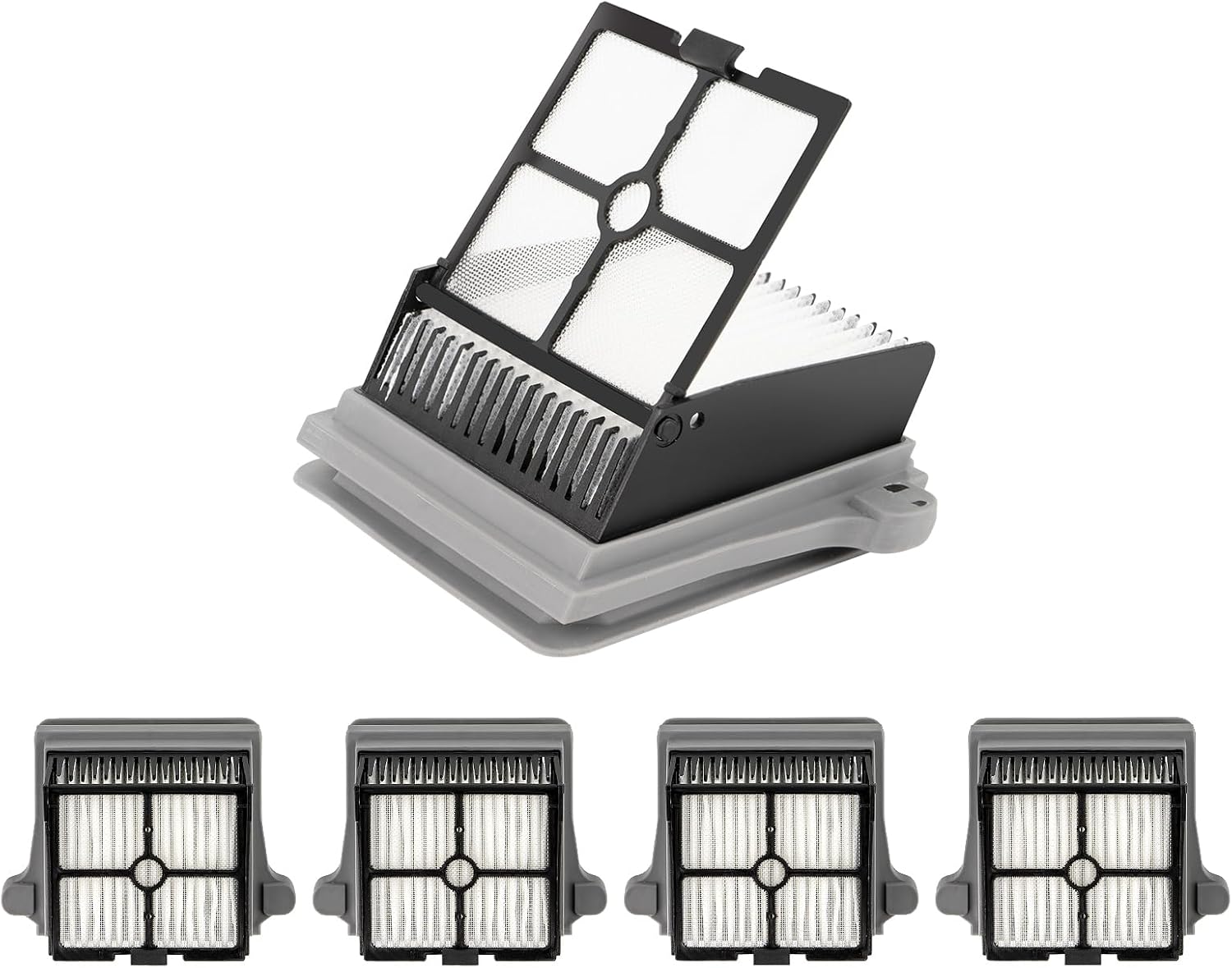 (5 pezzi) Filtri HEPA compatibili con Tineco Floor ONE S7 PRO/ONE S6 Kit filtri per aspirapolvere Smart Cordless Cordless Wet Dry, parti di ricambio 5 filtri