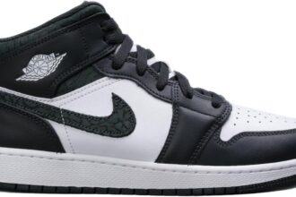 AIR JORDAN 1 Mid SE GS 'Panda Elephant' FB9909-001 Size