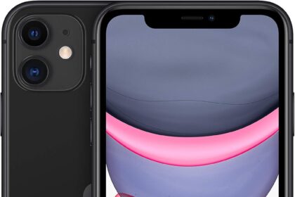 Apple iPhone 11, 128GB, Nero - Sbloccato (Renewed Premium)
