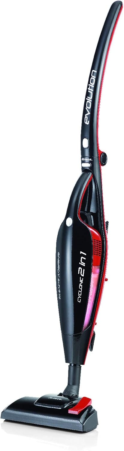 Ariete 2764 Evo 2 in 1 - Scopa Elettrica con filo - Aspirapolvere e Aspirabriciole - Tecnologia ciclonica senza sacco - Filtro Hepa - 0,8 Litri