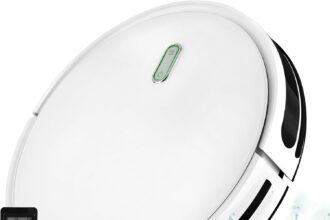 Venga! Aspirapolvere Robot Lavapavimenti, Facile da usare, 6 Modalità di Pulizia, Silenzioso, Bianco, VG RVC 3000
