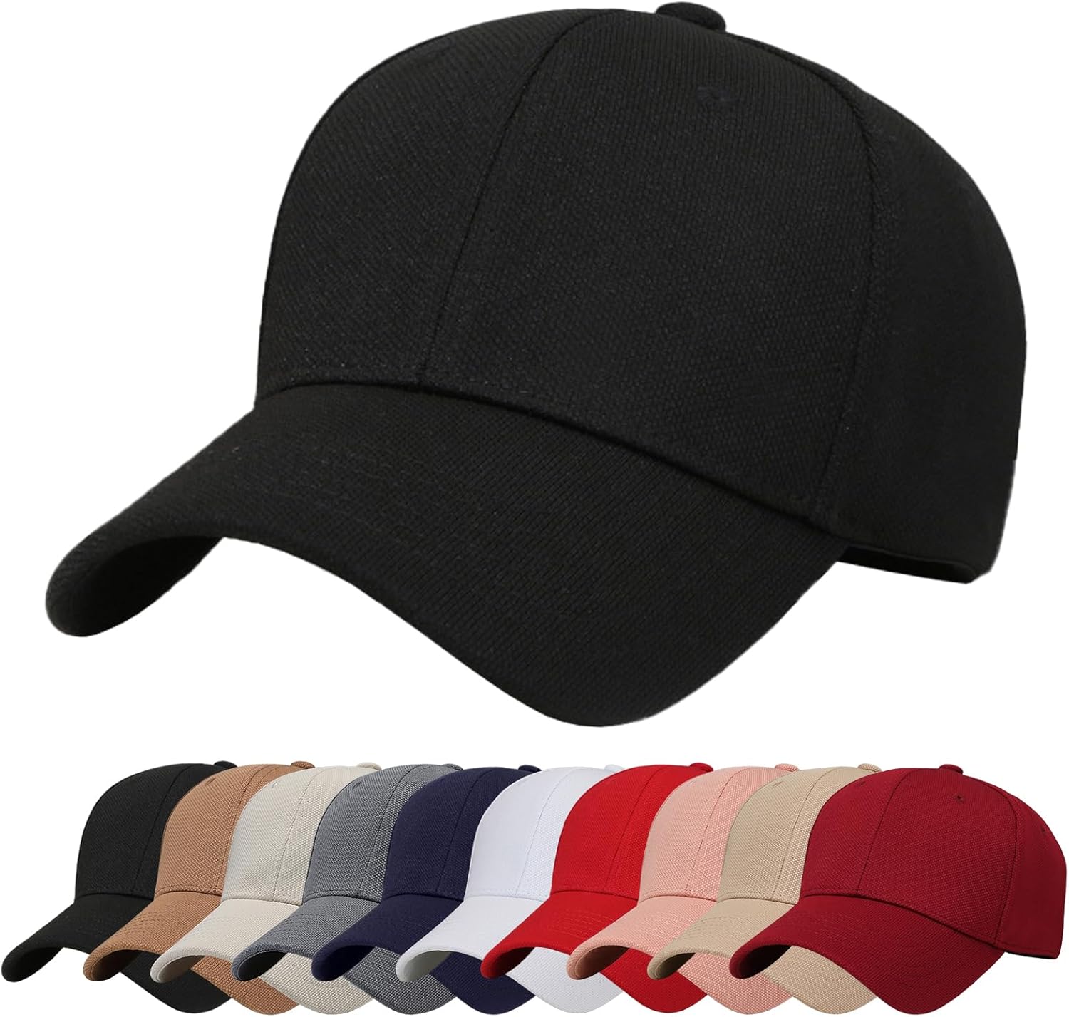 Baynetin Cappello da Baseball Uomo con Visiera Unisex Cotone Regolabile Casuale Berretto da Baseball Cappellini per Ciclismo, Pesca, Tennis, Corsa