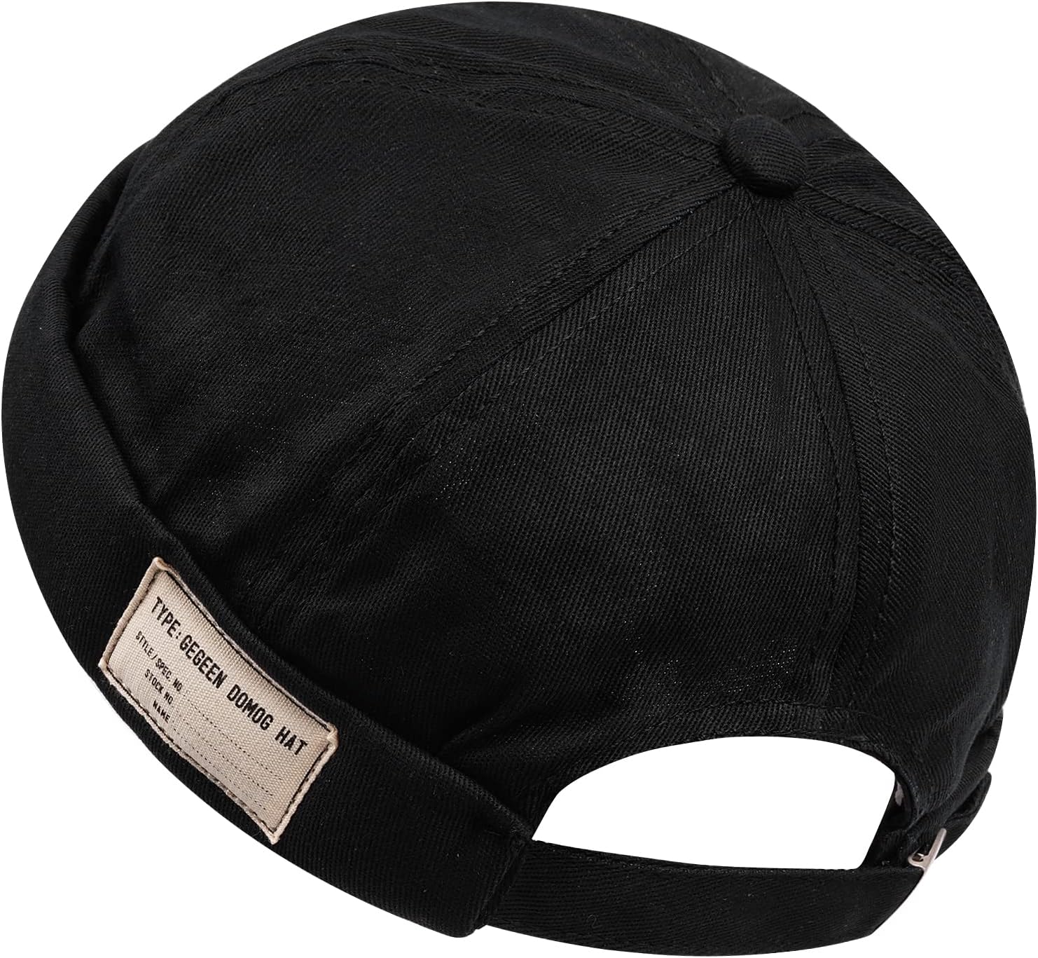 CLAPE Retro Cotone Docker Hat Cappello Senza Visiera Berretto da Portuale Uomo Donna Berretto Docker Regolabile Cuffed Brimless Hat