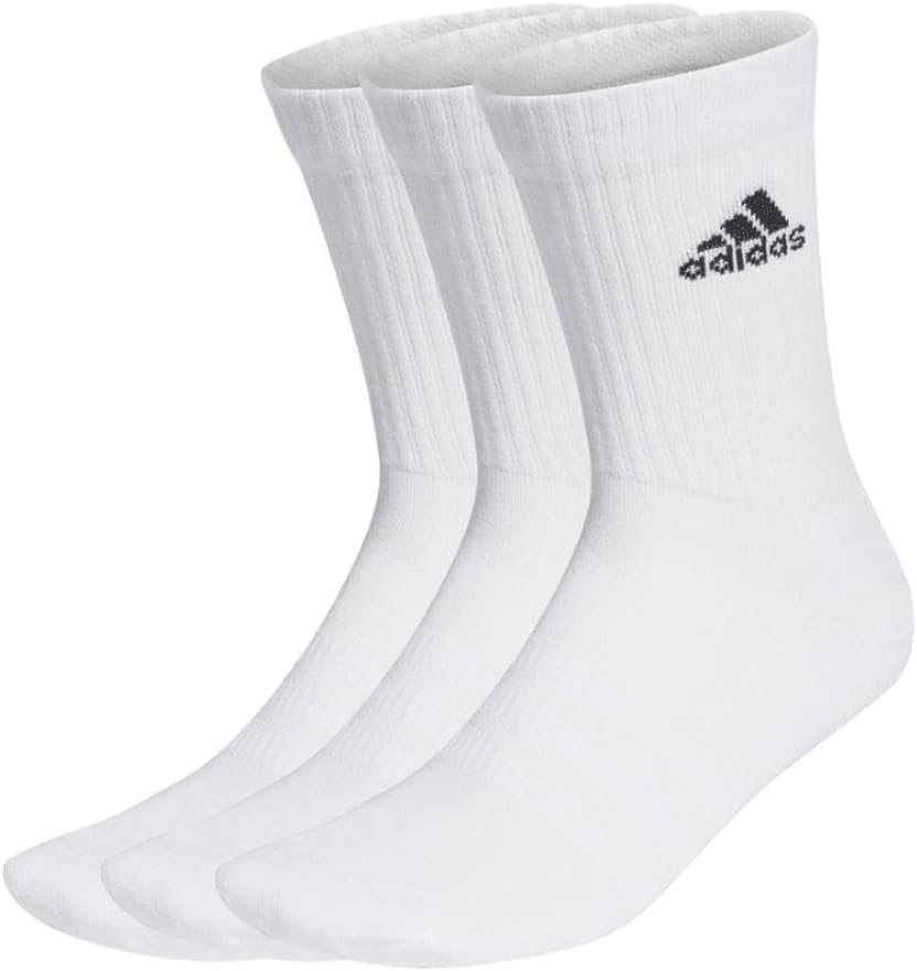 adidas Unisex - Adulto Cushioned Crew Socks 3 Pairs