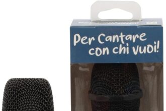 Canta Tu Microfono Wireless Bluetooth, Microfono Karaoke Portata 10 Metri, Connessione Facile, Design Unico, Frequenza 2402MHz-2480MHz, Qualità del Suono Impeccabile, Ideale per Karaoke e Feste