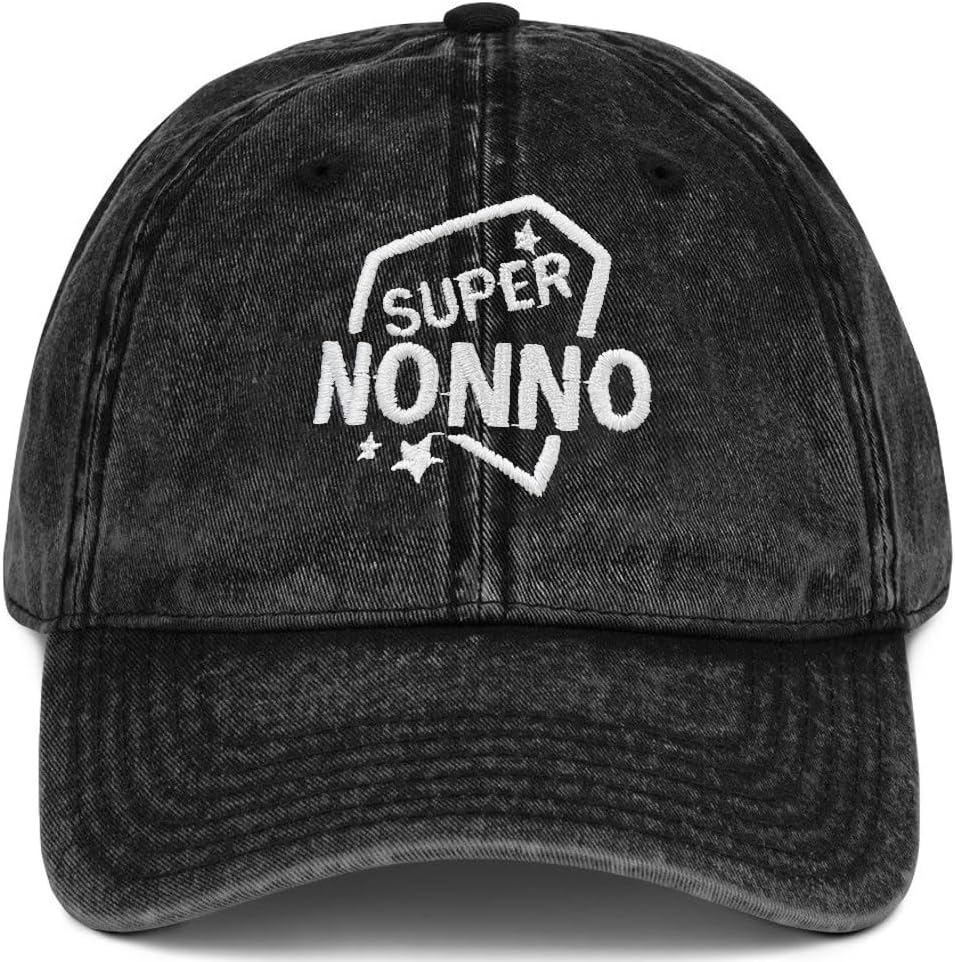 Cappello Uomo con Visiera, Berretto da Baseball Personalizzato Cappellino con Ricamo Super Papà/NONNO Regali Divertenti Uomo, Cappello Baseball Idee Regalo Festa del Papà Nonno Natale Compleanno