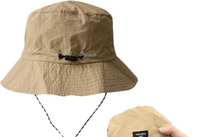 Cappello a Secchiello Cappello da Sole da Festival Cappello da Pescatore Cappello da Safari ad Asciugatura Rapida Cappello Boonie a Rete con Protezione UV Sun con Cinturino Regolabile