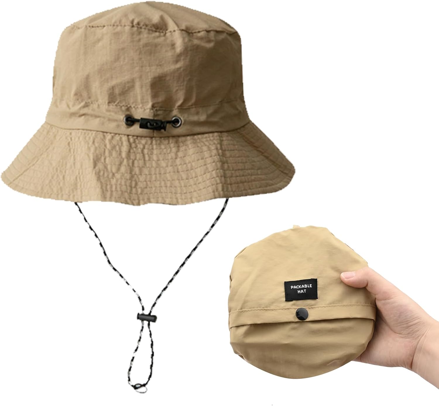 Cappello a Secchiello Cappello da Sole da Festival Cappello da Pescatore Cappello da Safari ad Asciugatura Rapida Cappello Boonie a Rete con Protezione UV Sun con Cinturino Regolabile