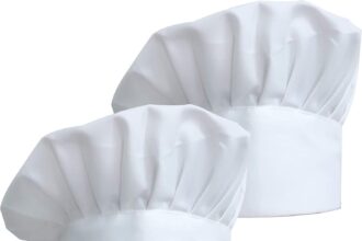 ZKSMNB Cappello da cuoco, unisex, in policotone