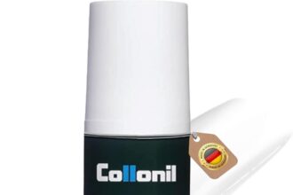 Collonil Detergente per scarpe da ginnastica bianco | per scarpe in pelle bianca liscia | crema liquida con spugna integrata