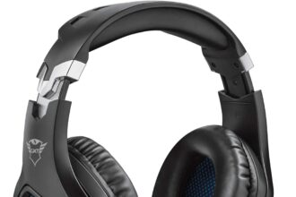 Trust Gaming GXT 488 Forze Cuffie PS4 e PS5 con Licenza Ufficiale PlayStation, Over-Ear, Microfono Ripiegabile e Archetto Regolabile, Jack Audio 3.5 mm, Cuffie Gaming Cablate - Nero