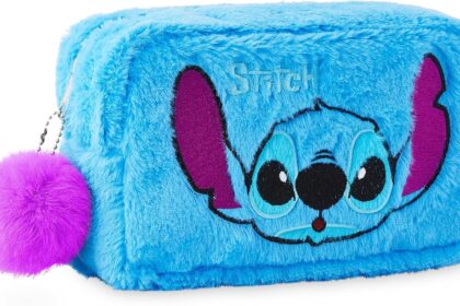 Disney Stitch - Astuccio da toilette per trucco, da viaggio, per trucco, idea regalo, ragazza, adolescente, donna