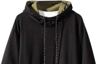 Moshtashio Felpa Uomo con Cappuccio Abbigliamento Felpe Manica Lunga Colori a Contrasto Hoodies Sweatshirt Pullover Tops Autunno Inverno Moda