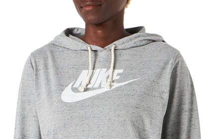 Nike Gym Vintage GFX Easy HD Felpa con Cappuccio Donna (Pacco da 1)