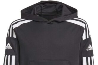 adidas Squadra 21 Hooded Track Top Felpa con Cappuccio Unisex - Bambini e Ragazzi (Pacco da 1)