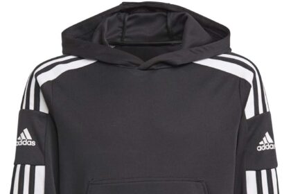 adidas Squadra 21 Hooded Track Top Felpa con Cappuccio Unisex - Bambini e Ragazzi (Pacco da 1)