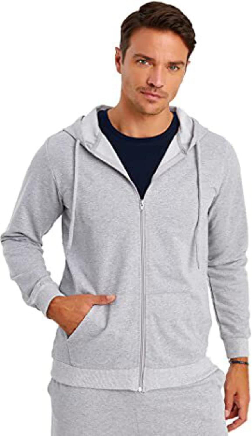 Björn Swensen Felpa con Cappuccio Uomo Giacca Sottile Sottile Transition Jacket BS2001