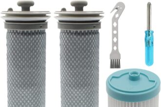 Fre.Filtor Filtro di ricambio pre e HEPA per aspirapolvere Tineco A10/A11 Hero A10/A11 Master e Tineco PURE ONE S11/S12 (1 filtro HEPA+2 filtri pre) (FFUKA10SET)