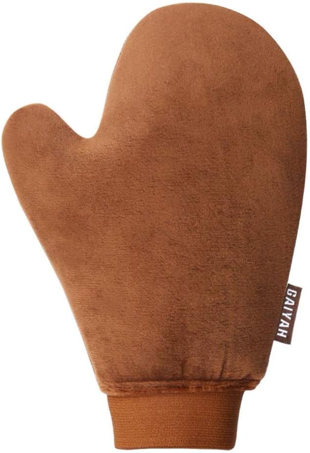 GAIYAH Applicatore Guanto Autoabbronzante - Aggiornamento Guanto da Abbronzatura Senza Sole, Self Tanning Mitt, Applicatore Abbronzatura, Autoabbronzante Guanti, Con Guanto Esfoliante e Face Mitt